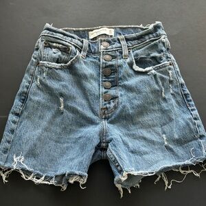 Abercrombie & Fitch Blue Jean Shorts
